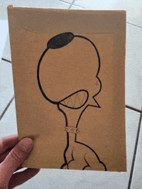 Growling Ms Paint GIF