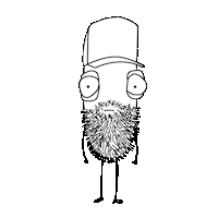 Drawing Character Sticker by Quipster