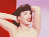 pin up bettie page GIF