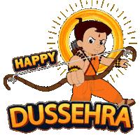 Durga Puja Navratri Sticker by Chhota Bheem