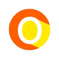 Orange Abc Sticker