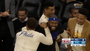 Lets Go Philadelphia GIF by NBA