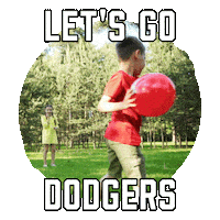 Los Angeles Dodgers Sport Sticker by Sealed With A GIF