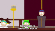 eric cartman church GIF by South Park 