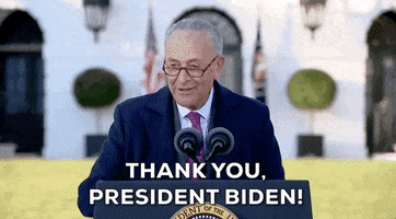 Chuck Schumer Infrastructure GIF by GIPHY News
