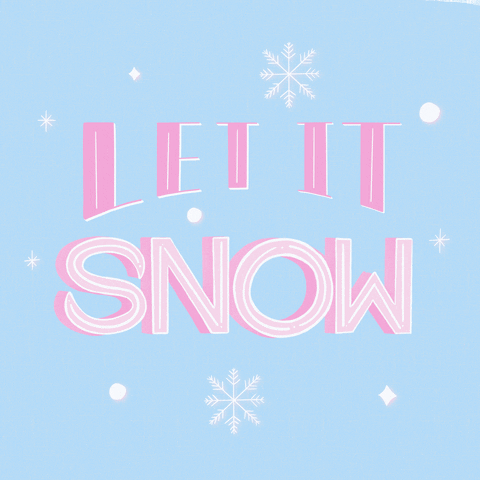 Let It Snow Christmas GIF