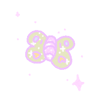 glitter flying Sticker by cait robinson