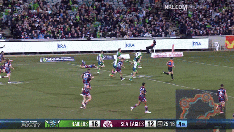 Try Nrl GIF by Canberra Raiders