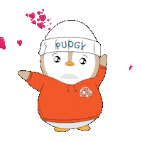 I Love You Heart Sticker by Pudgy Penguins