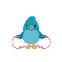 Happy Rope Sticker by DITTY BIRD