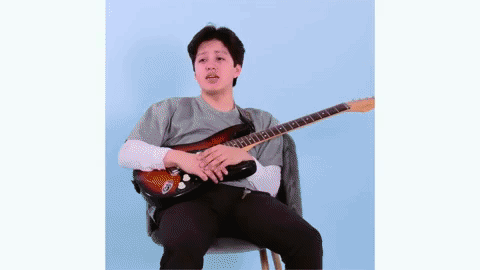 colors guitar GIF by Boy Pablo