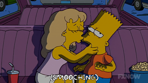 Kissing Episode 12 GIF by The Simpsons