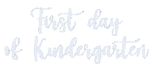 Back To School Kindergarten Sticker