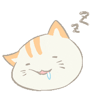 Tired Good Night Sticker