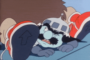 angry rainbow brite GIF