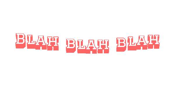 Blah Blah Blah Sticker by arielle-m