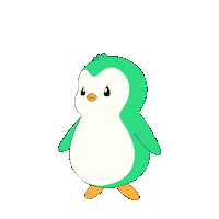 Penguin Glow Sticker by Abster