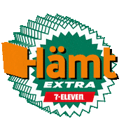 7-elevensverige food extra takeaway 711 Sticker