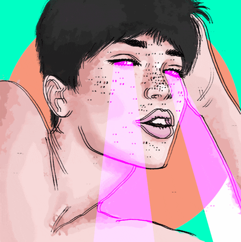 nitimueth sun eyes light portrait GIF