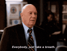 Calm Down Law And Order GIF by Chris Cimino
