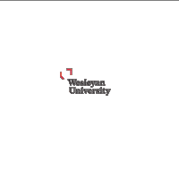 Cardinal Sticker by Wesleyan University