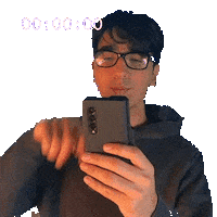 Recording Camera Man Sticker