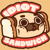 Idiot Squeeze GIF by Puglie Pug