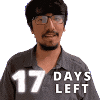 17 Days Sticker