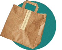 Paper Bag Sticker by Il Moro soul food & cafè