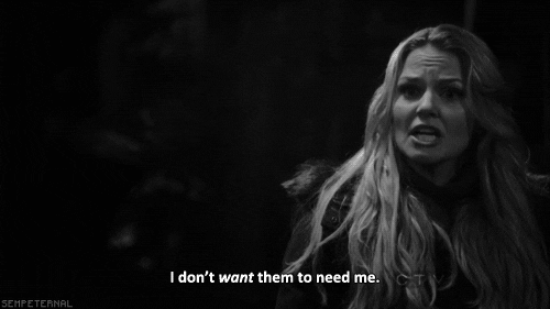 sad black and white GIF