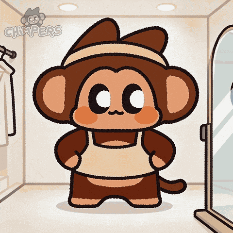 Posing Night Out GIF by Chimpers