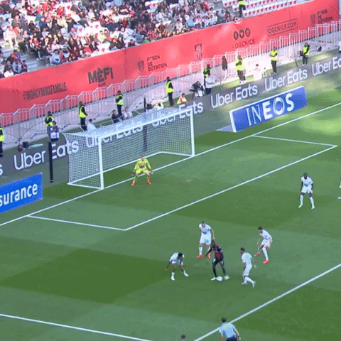 Nice 1-0 Brest : le poteau de Gaëtan Laborde