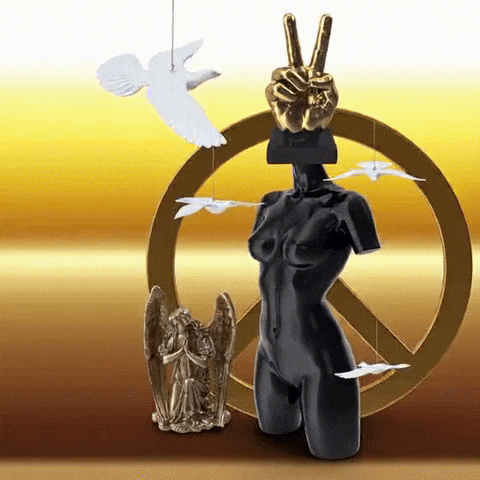 World Peace Love GIF by The LSD Hotel