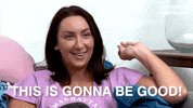Excited Watching Tv GIF by Gogglebox Australia