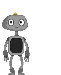 robot eat Sticker by cabuu
