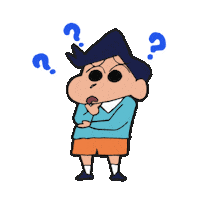 No Idea What Sticker by Shin chan Official