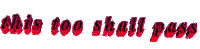 this too shall pass text Sticker by AnimatedText