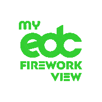 Edc Las Vegas Fireworks Sticker by Insomniac Events