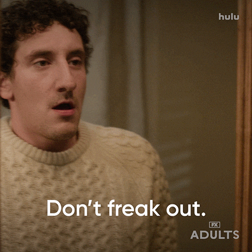 Freaking Out Nick Kroll GIF by Adults