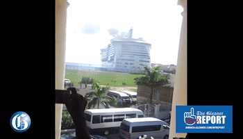Cruise Ship Catches Fire in Jamaica