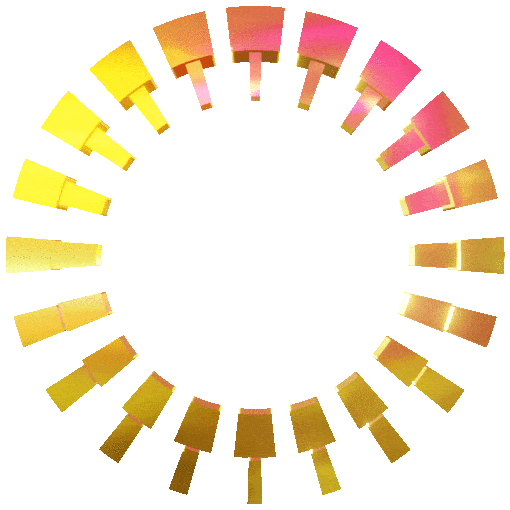 lzyvisual giphyupload logo 3d gold Sticker