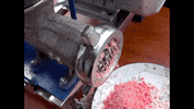 ExperimenMeatGrinder funny colorful meat soap GIF