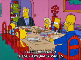 Lisa Simpson Dinner GIF by The Simpsons