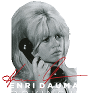 Looking Up Brigitte Bardot Sticker by Henri Dauman: Looking Up