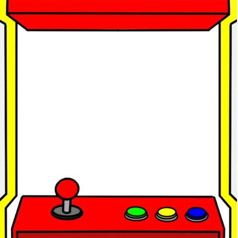 1levelupsg giphyupload game arcade frame Sticker