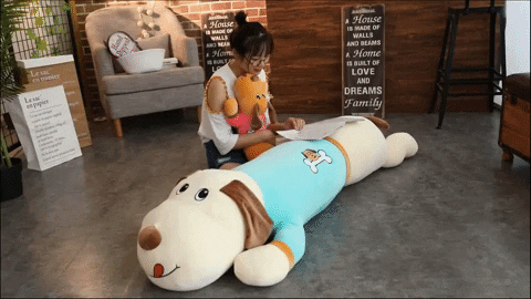 cute-gifts giphyupload plush dog GIF