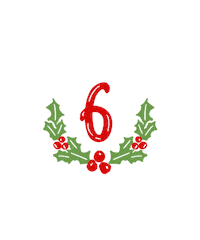 December Advent Sticker