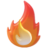 Fire Sticker by Cell C