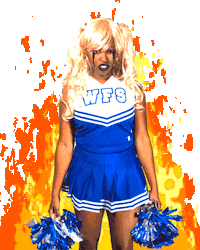 Angry Cheerleader Sticker by Lesibu Grand