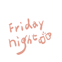 Friday Night Love Sticker